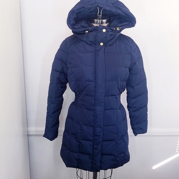 NEW Cole Haan | Long Quilted Puffer‎ Coat size S - Picture 3 of 16